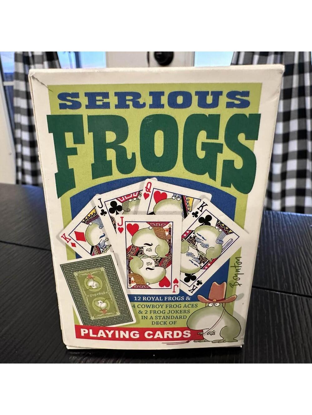 Sandra Boynton Serious Frogs Playing Cards 2013 Open Complete VGC